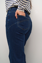 Blaue Schlagjeans Noemi