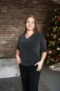 Glitzer Bluse Bianca