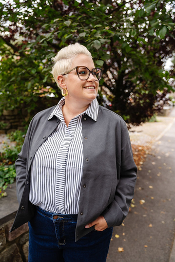 Dunkelgraue Merla Jacke