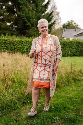 Kleid Barbara Orange