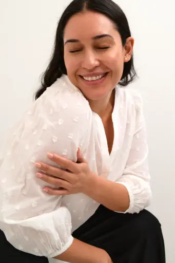 Weiße Bluse Anna